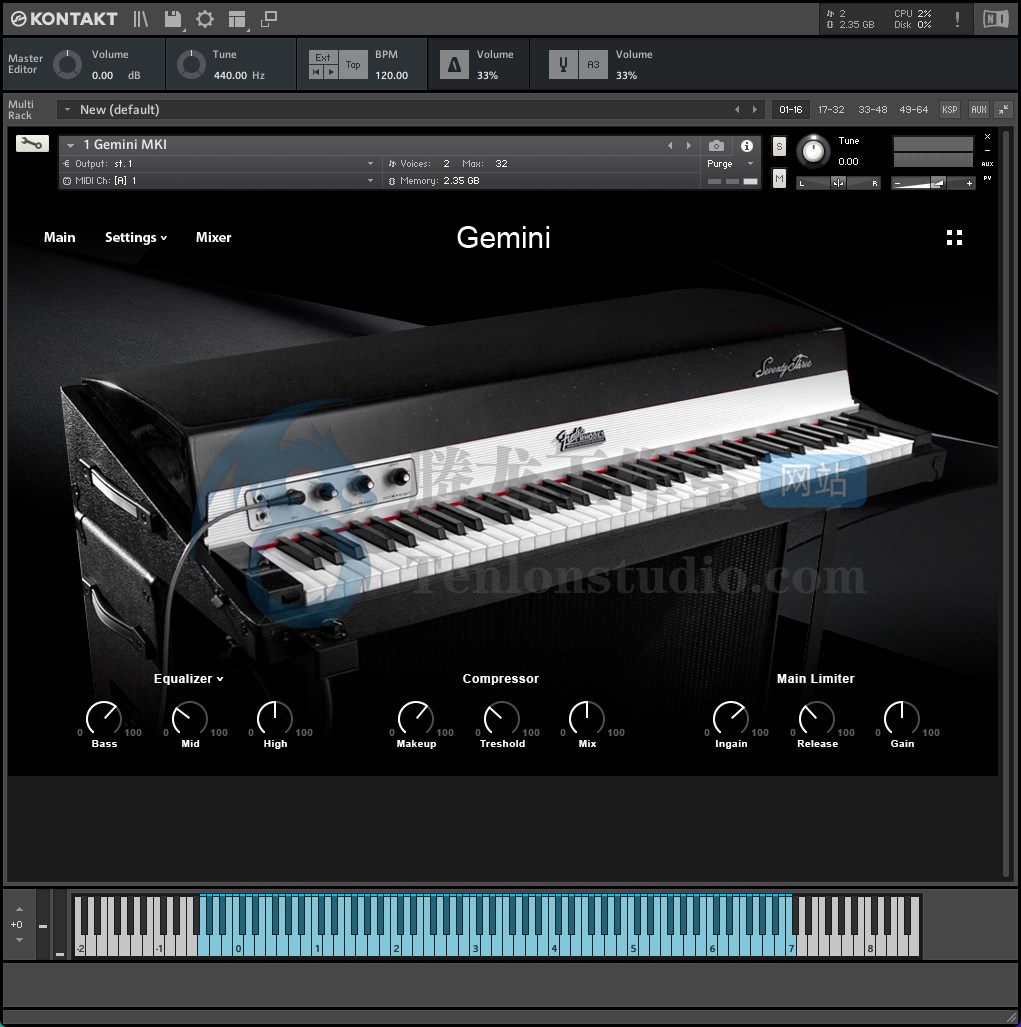 Muze PE Gemini (KONTAKT) RHODES电钢琴音源插图 Muze PE Gemini (KONTAKT) RHODES电钢琴音源插图