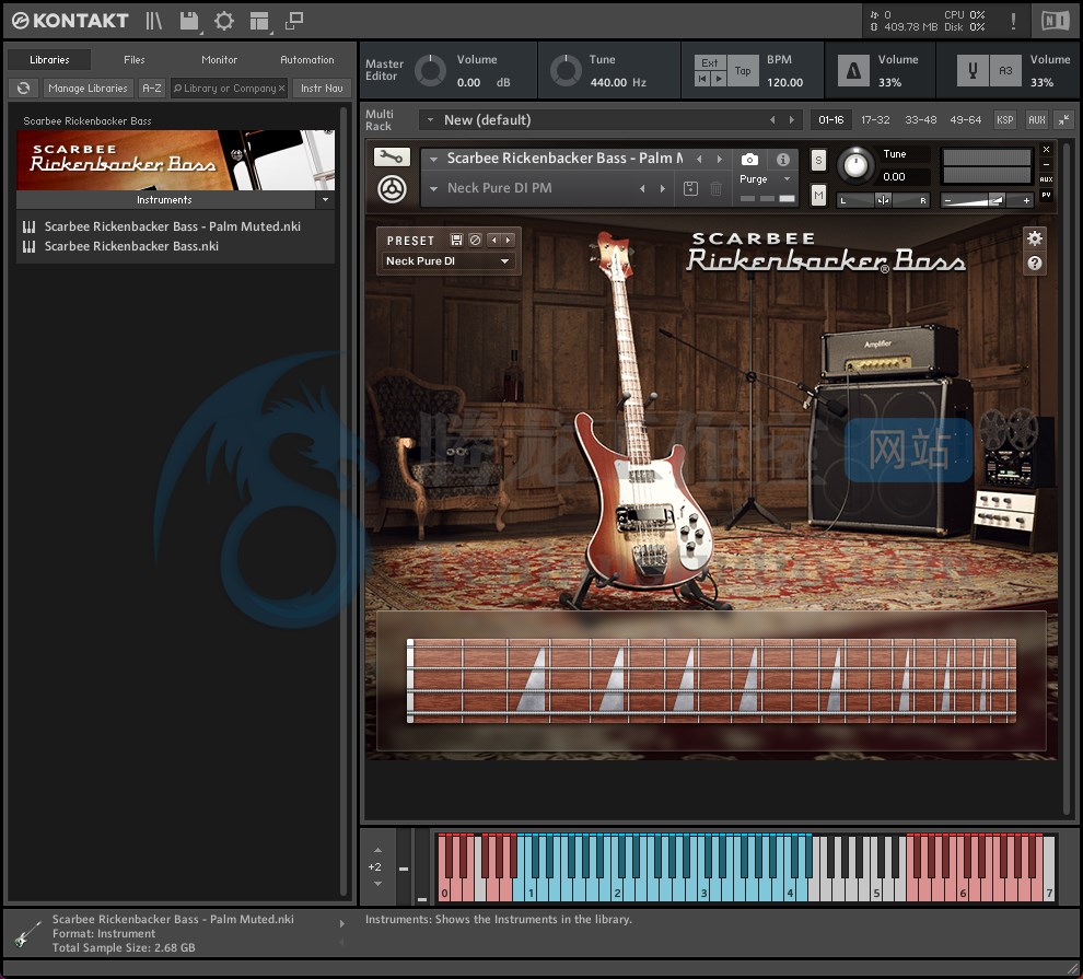 Native Instruments Scarbee Rickenbacker Bass v1.3.0 (KONTAKT) Rickenbacker 4003贝斯音源插图 Native Instruments Scarbee Rickenbacker Bass v1.3.0 (KONTAKT) Rickenbacker 4003贝斯音源插图