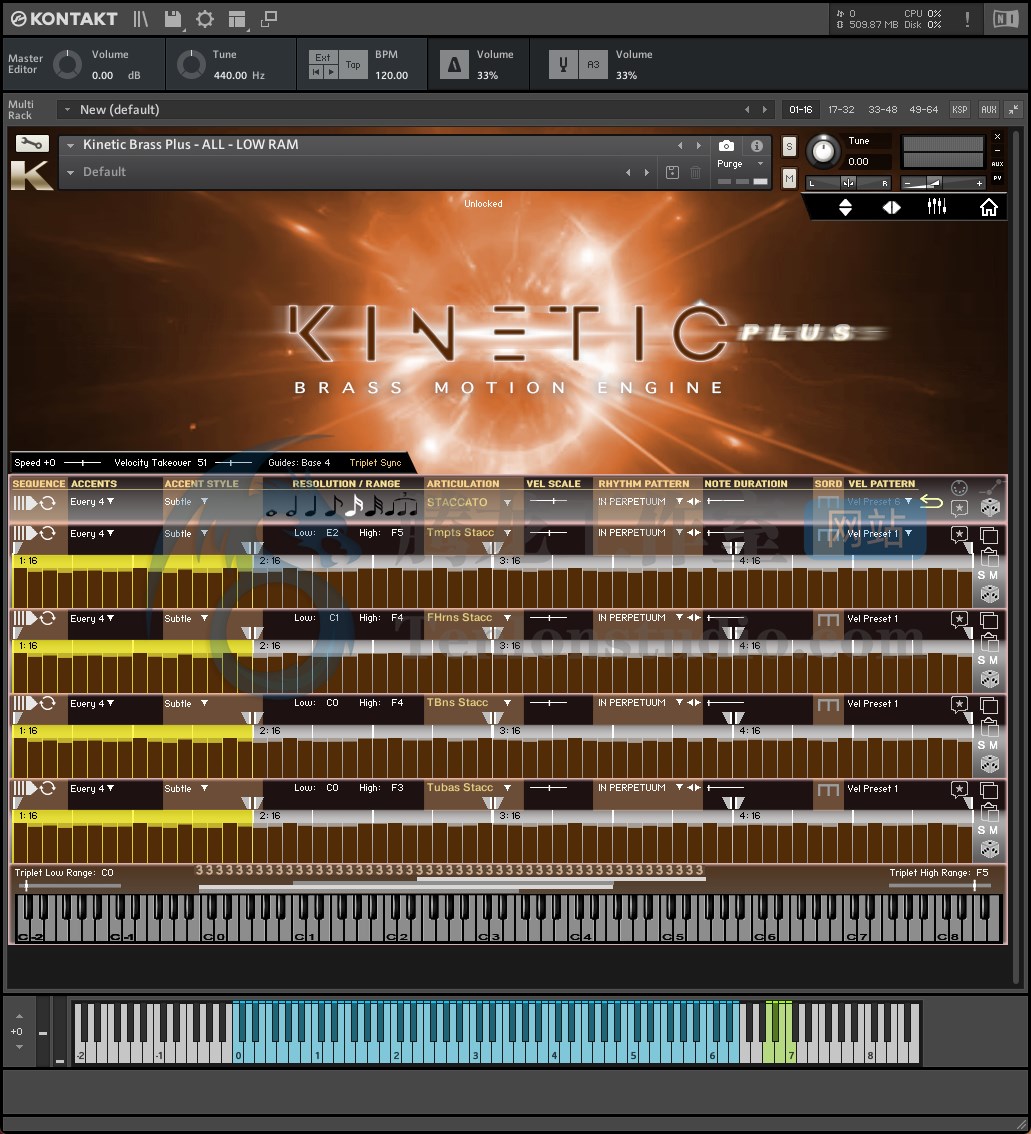 Kirk Hunter Studios <strong>Kinetic Brass Plus</strong> (KONTAKT) 铜管乐器音源插图 Kirk Hunter Studios <strong>Kinetic Brass Plus</strong> (KONTAKT) 铜管乐器音源插图