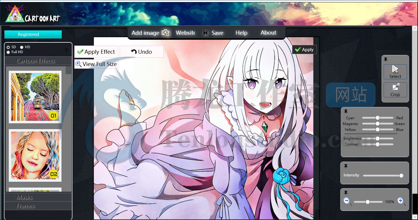 图像卡通化效果工具 Cartoon Art Cartoonizer v2.0.2 破解版插图 图像卡通化效果工具 Cartoon Art Cartoonizer v2.0.2 破解版插图