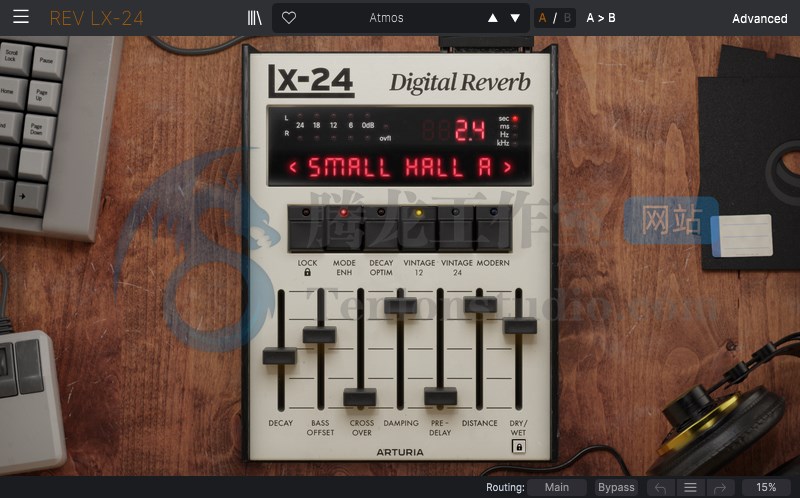 音频混响效果器插件 Arturia Rev LX-24 v1.0.0.3771 破解版插图 音频混响效果器插件 Arturia Rev LX-24 v1.0.0.3771 破解版插图