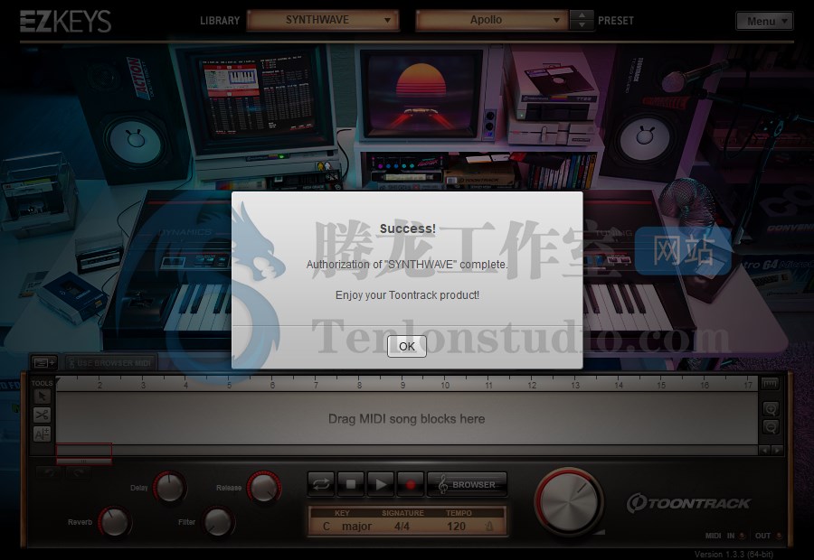 80年代风格合成器 Toontrack EZkeys Synthwave v1.0.0 破解版插图3 80年代风格合成器 Toontrack EZkeys Synthwave v1.0.0 破解版插图3