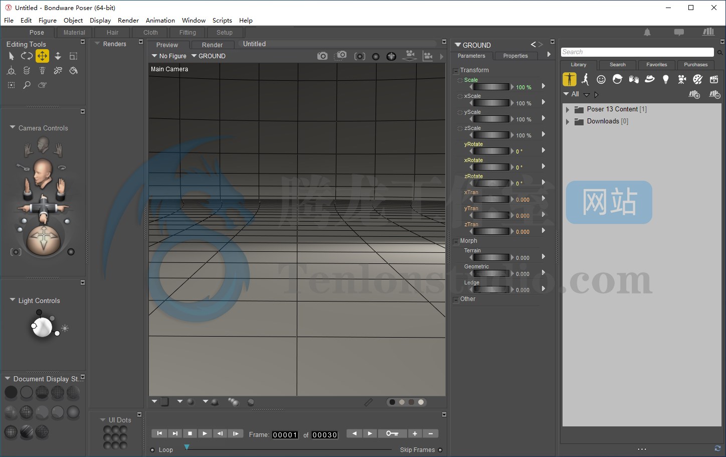 三维动画渲染软件 Bondware Poser Pro v13.1.469 破解版插图 三维动画渲染软件 Bondware Poser Pro v13.1.469 破解版插图