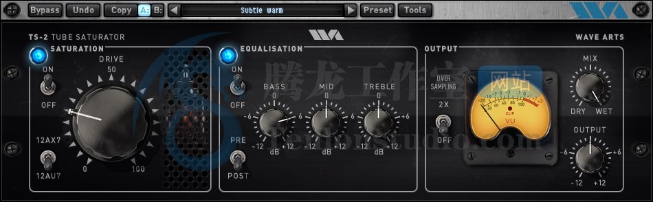 音频电子管前置放大器 Wave Arts Tube Saturator 2 v2.16 破解版插图 音频电子管前置放大器 Wave Arts Tube Saturator 2 v2.16 破解版插图