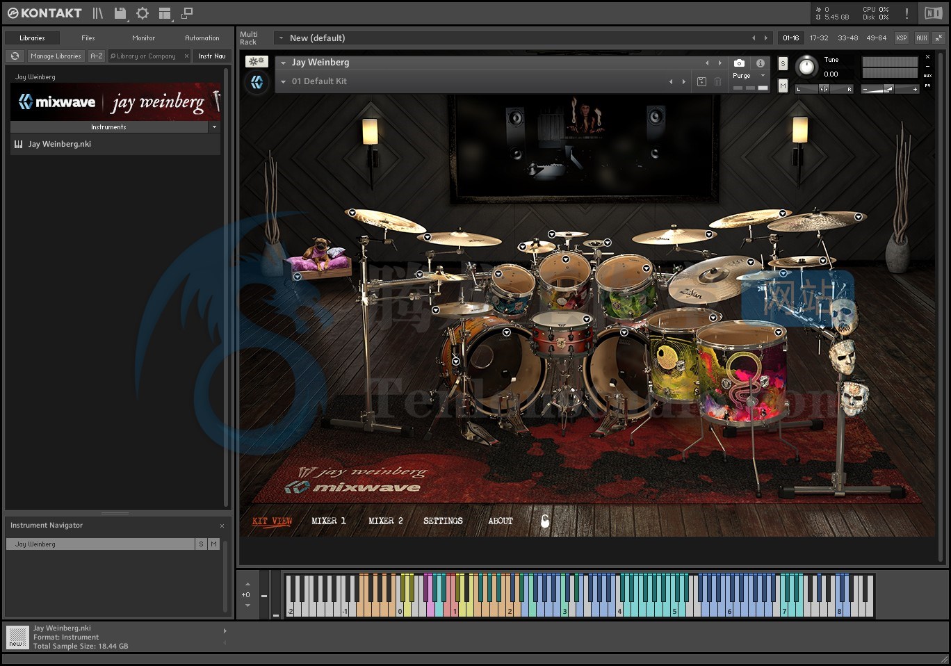 Mixwave Jay Weinberg (KONTAKT) 重金属鼓组音源插图 Mixwave Jay Weinberg (KONTAKT) 重金属鼓组音源插图