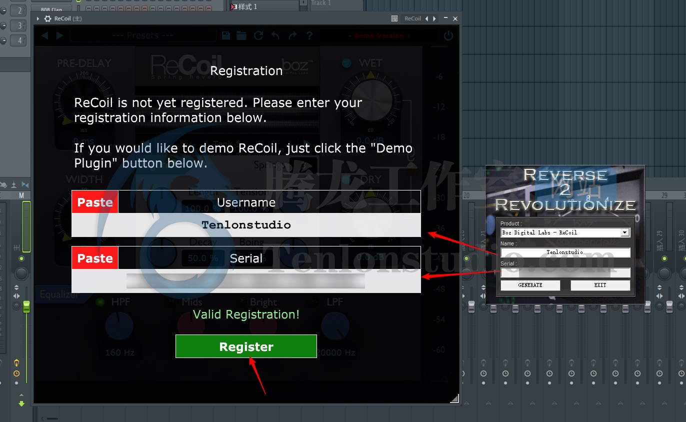 音频弹簧混响效果器插件 Boz Digital Labs ReCoil v1.0.5 R2R破解版插图1 音频弹簧混响效果器插件 Boz Digital Labs ReCoil v1.0.5 R2R破解版插图1