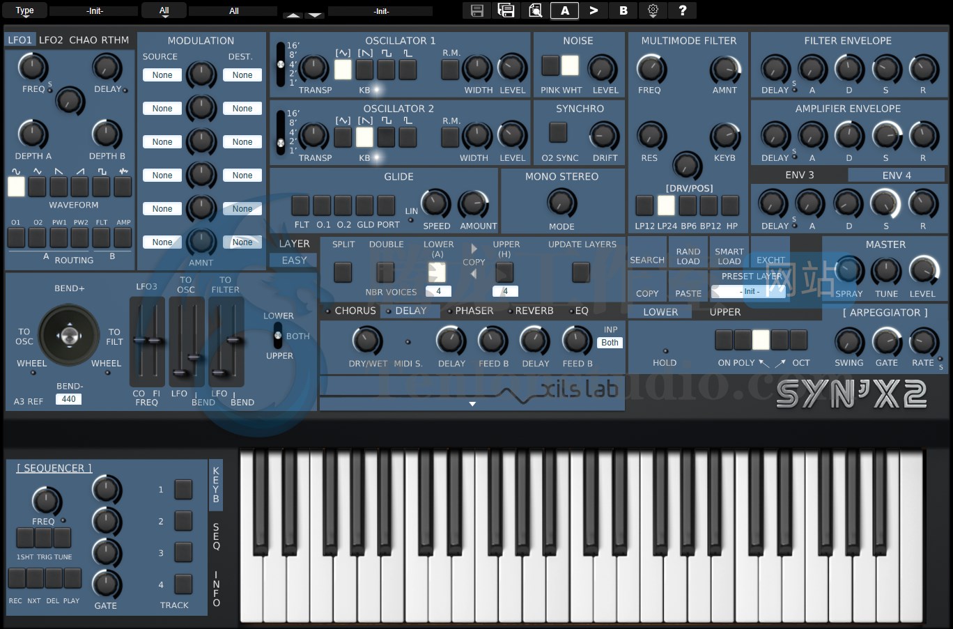 音效合成器 XILS-lab SynX 2 v2.6.0 R2R破解版插图 音效合成器 XILS-lab SynX 2 v2.6.0 R2R破解版插图