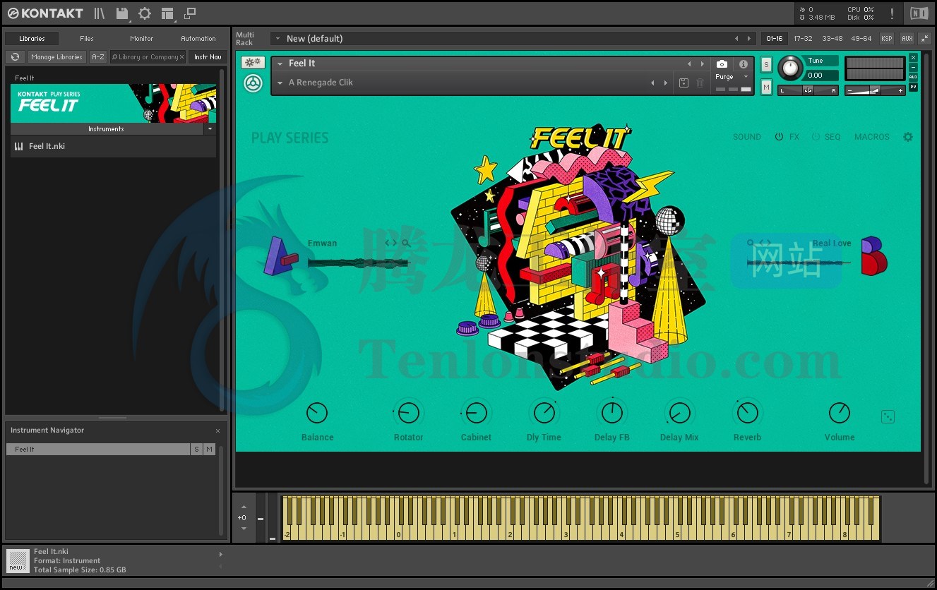 Native Instruments Play Series FEEL IT (KONTAKT) 美国90年代俱乐部氛围音源插图 Native Instruments Play Series FEEL IT (KONTAKT) 美国90年代俱乐部氛围音源插图