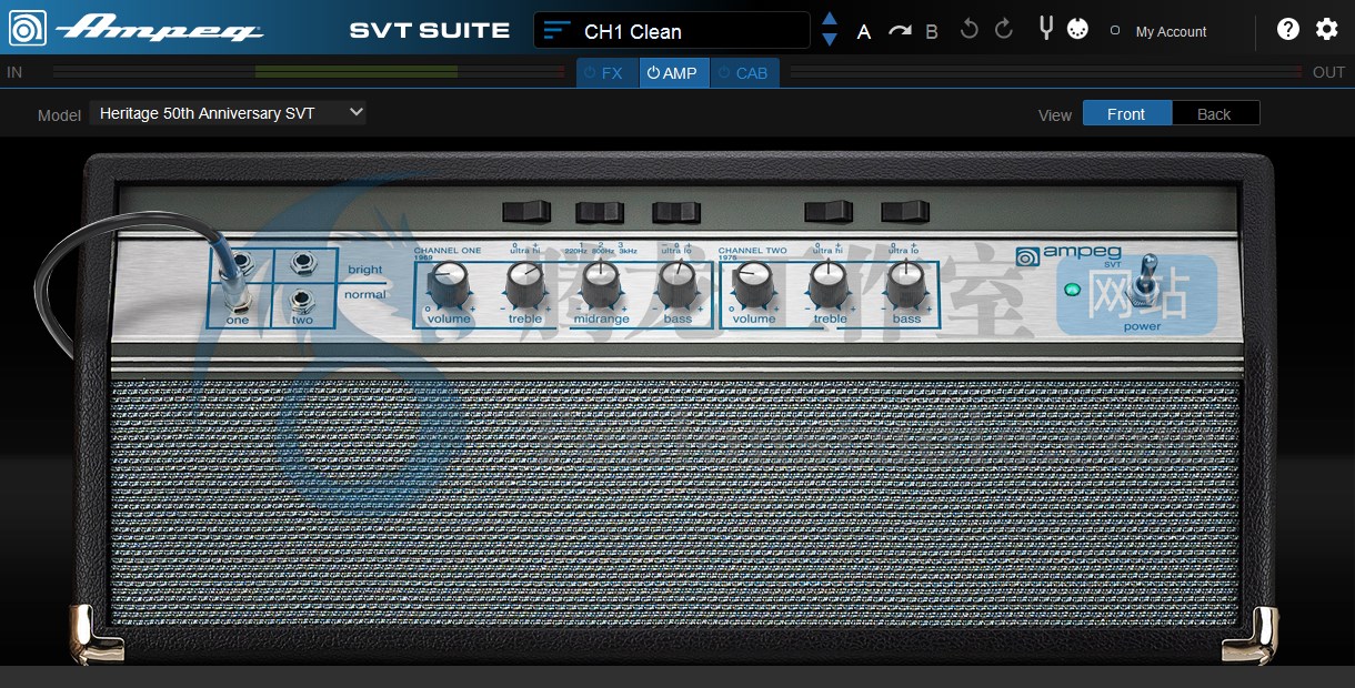 吉他综合效果器插件 Ampeg SVT Suite v1.11 破解版插图 吉他综合效果器插件 Ampeg SVT Suite v1.11 破解版插图