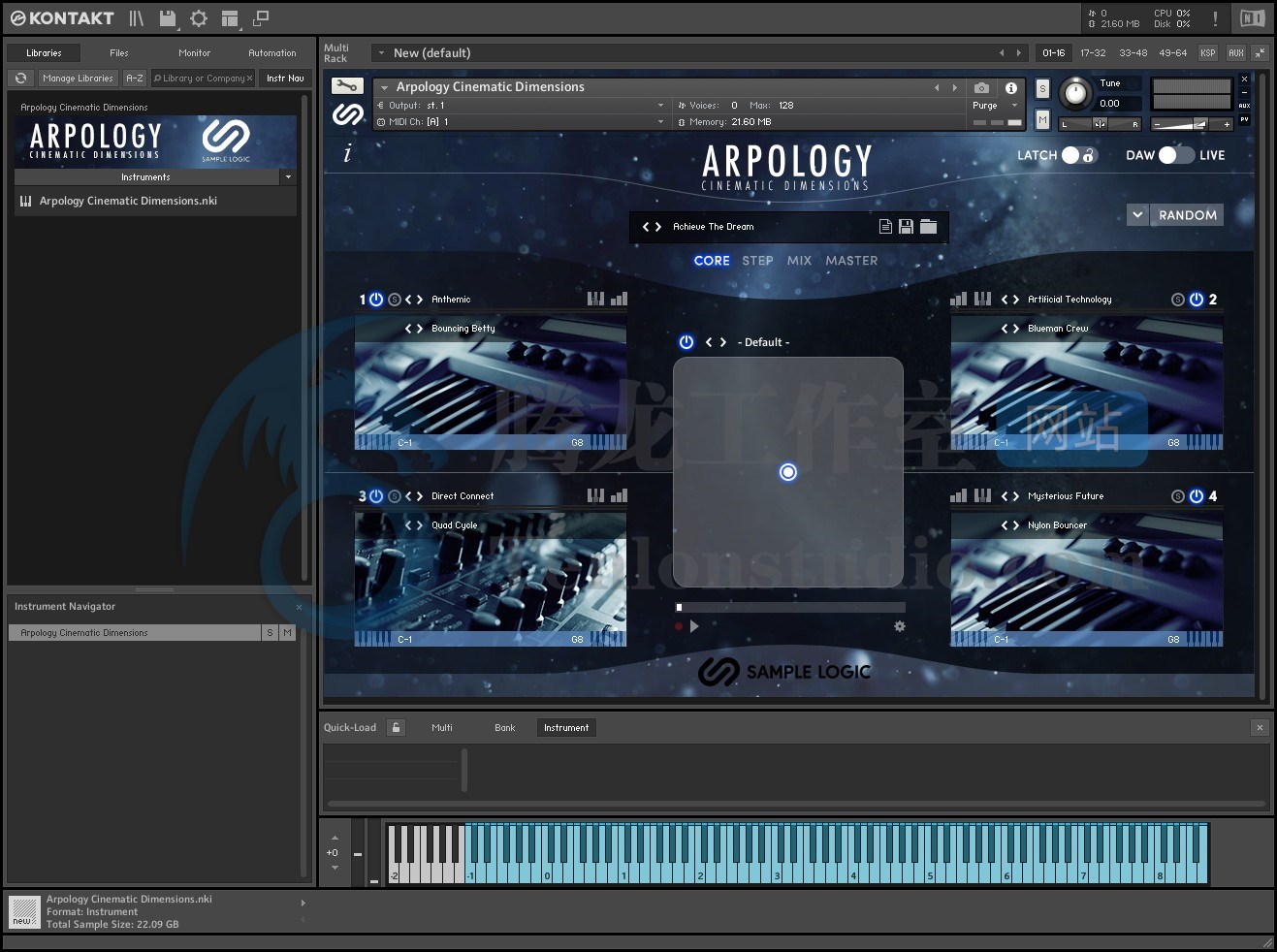 Sample Logic Arpology Cinematic Dimensions (KONTAKT) 琶音器音源插图