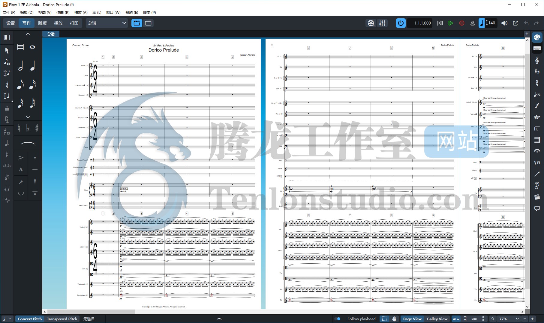 乐谱制作软件 Steinberg Dorico Pro v5.0.0 VR破解版插图 乐谱制作软件 Steinberg Dorico Pro v5.0.0 VR破解版插图