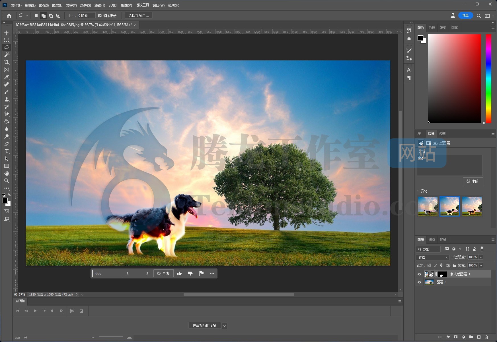 Adobe FireflyAI v25.0.0.2265 For Adobe Photoshop 萤火虫AI图像填充工具插图1 Adobe FireflyAI v25.0.0.2265 For Adobe Photoshop 萤火虫AI图像填充工具插图1