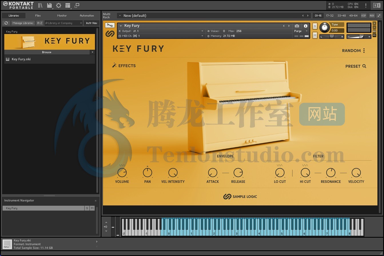 Sample Logic Key Fury (KONTAKT) 多采样键盘合成器音源插图 Sample Logic Key Fury (KONTAKT) 多采样键盘合成器音源插图