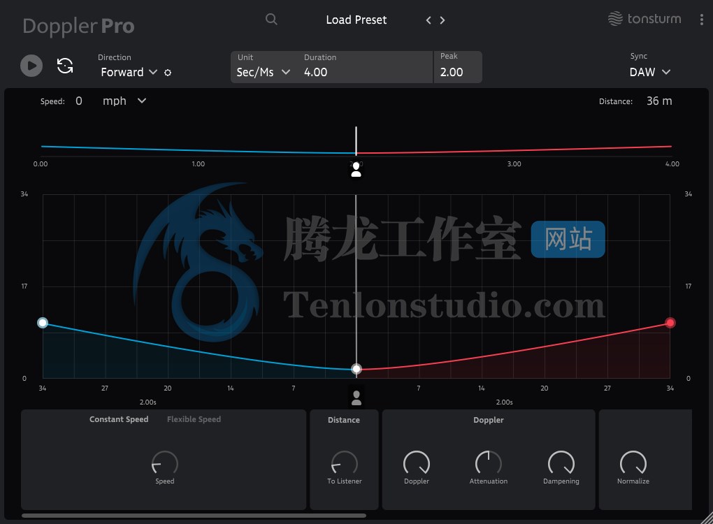 音频多普勒效应效果器插件 TONSTRUM DopplerPRO v1.0.0 R2R破解版插图 音频多普勒效应效果器插件 TONSTRUM DopplerPRO v1.0.0 R2R破解版插图