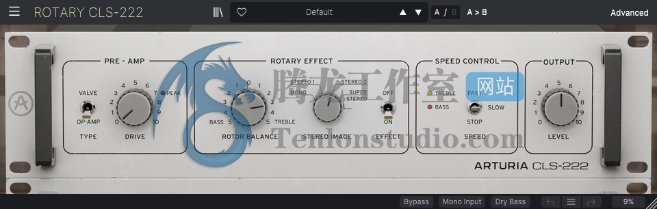 音频旋转扬声器模拟器插件 Arturia Rotary CLS-222 v1.0.0 TCD破解版插图 音频旋转扬声器模拟器插件 Arturia Rotary CLS-222 v1.0.0 TCD破解版插图