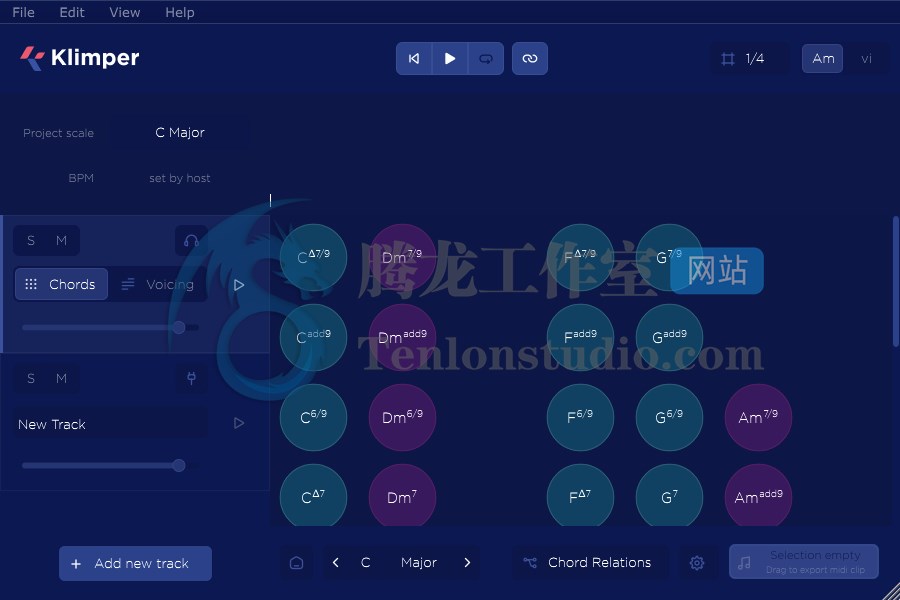 旋律和弦辅助编曲插件 Polydigm Klimper v2.1.0 MOCHA破解版插图 旋律和弦辅助编曲插件 Polydigm Klimper v2.1.0 MOCHA破解版插图