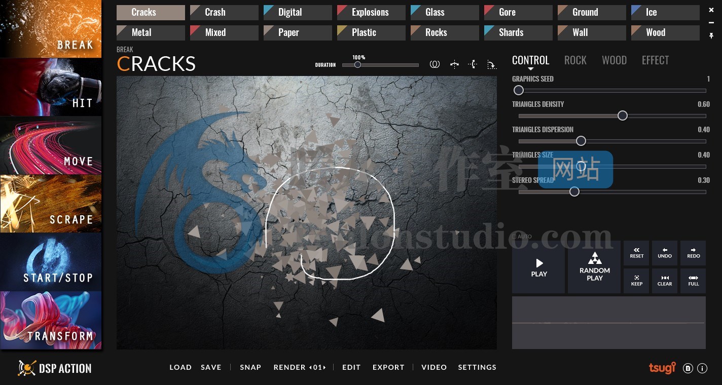 创意音效合成工具 Tsugi-Studios DSP Action v1.1 破解版插图 创意音效合成工具 Tsugi-Studios DSP Action v1.1 破解版插图