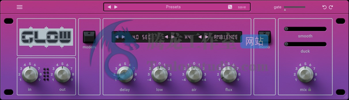 音频混响效果器插件 Wave Alchemy Glow v1.0.2 R2R破解版插图 音频混响效果器插件 Wave Alchemy Glow v1.0.2 R2R破解版插图