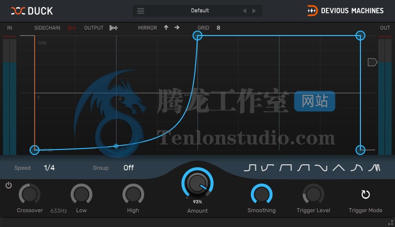 音频侧链效果器插件 Devious Machines Duck v1.3.6 R2R破解版插图 音频侧链效果器插件 Devious Machines Duck v1.3.6 R2R破解版插图