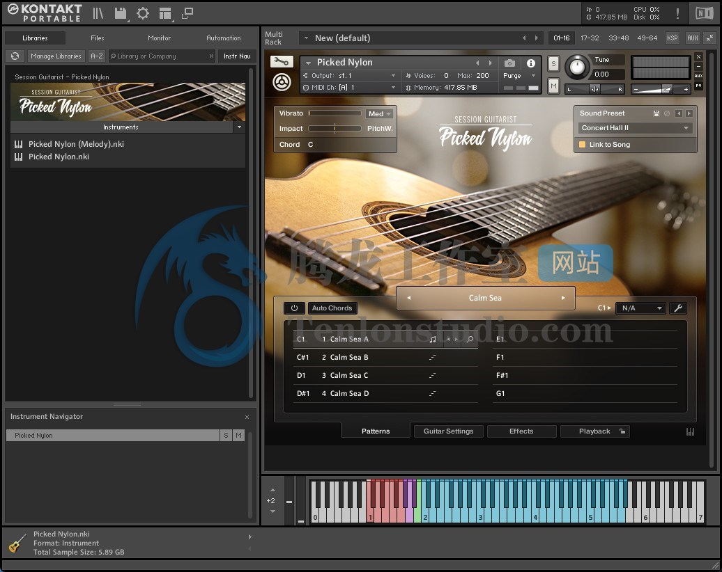 Native Instruments Session Guitarist Picked Nylon (KONTAKT) 尼龙弦原声吉他音源插图 Native Instruments Session Guitarist Picked Nylon (KONTAKT) 尼龙弦原声吉他音源插图