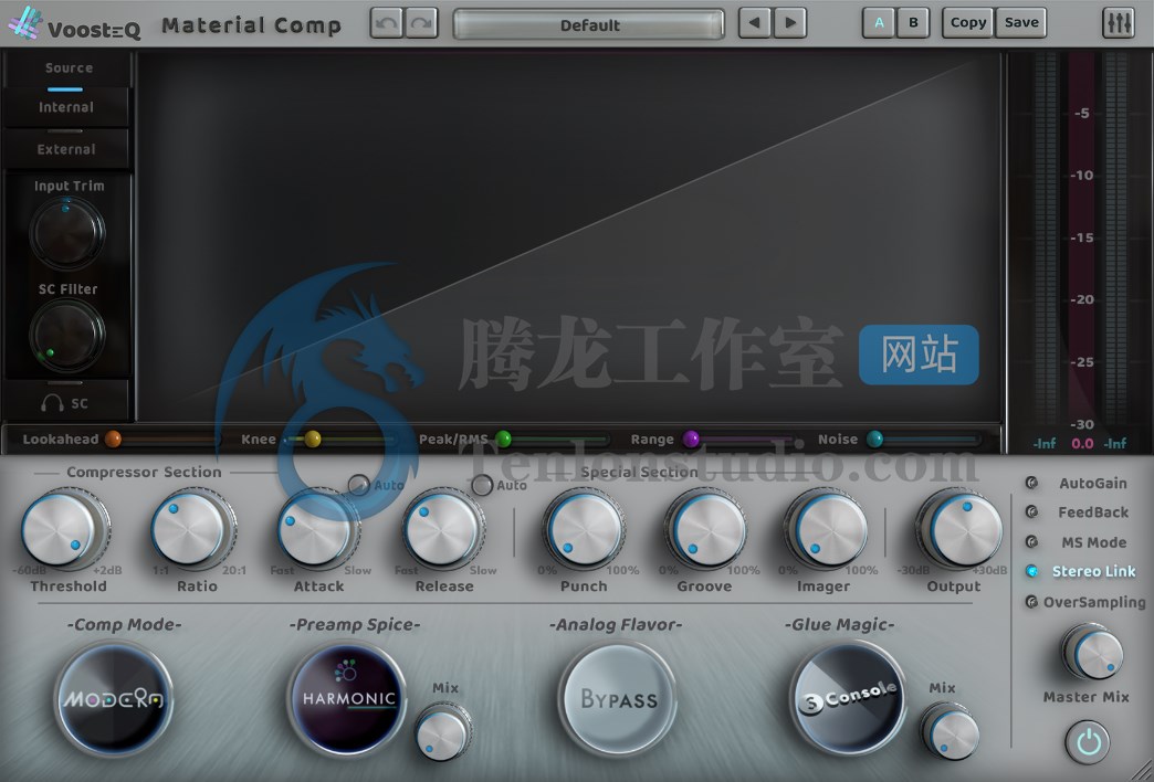 音频压缩器插件 VoosteQ Material Comp v1.7.1c R2R破解版插图 音频压缩器插件 VoosteQ Material Comp v1.7.1c R2R破解版插图