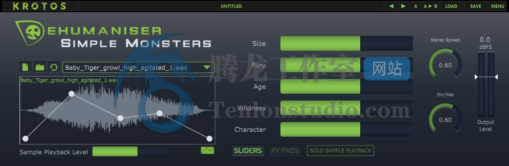 生物怪物声音处理插件 Krotos Dehumaniser Simple Monsters v1.1.4 R2R破解版插图 生物怪物声音处理插件 Krotos Dehumaniser Simple Monsters v1.1.4 R2R破解版插图