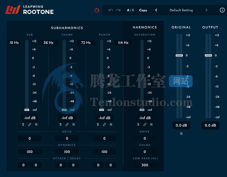 音频谐波处理插件 Leapwing Audio RootOne v1.10.4 R2R破解版插图 音频谐波处理插件 Leapwing Audio RootOne v1.10.4 R2R破解版插图