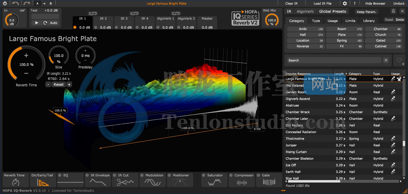 智能音频混响插件 HOFA IQ-Reverb v2.0.10 R2R破解版插图 智能音频混响插件 HOFA IQ-Reverb v2.0.10 R2R破解版插图