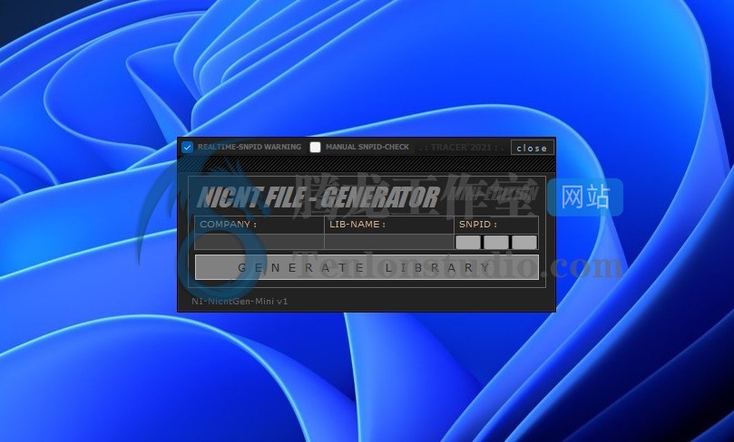 NI-NICNT Generator Mini v1.0.0.0 康泰克非标准声库入库文件生成工具插图 NI-NICNT Generator Mini v1.0.0.0 康泰克非标准声库入库文件生成工具插图
