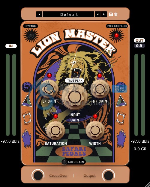 音频母带限制器插件 Safari Pedals Lion Master v1.5.72 VST3破解版插图 音频母带限制器插件 Safari Pedals Lion Master v1.5.72 VST3破解版插图