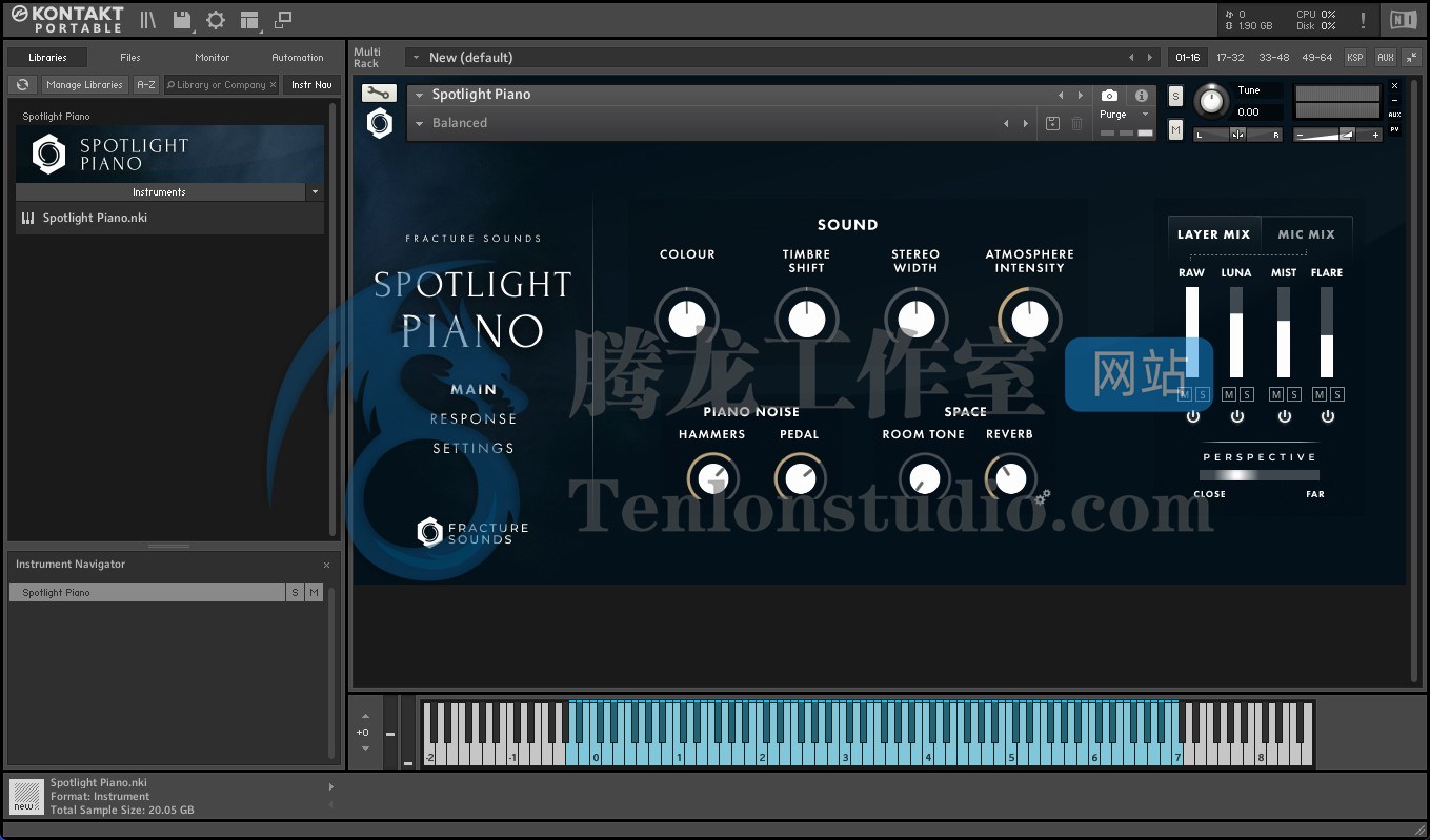 Fracture Sounds Spotlight Piano (KONTAKT) 施坦威D型音乐会三角钢琴音源插图 Fracture Sounds Spotlight Piano (KONTAKT) 施坦威D型音乐会三角钢琴音源插图