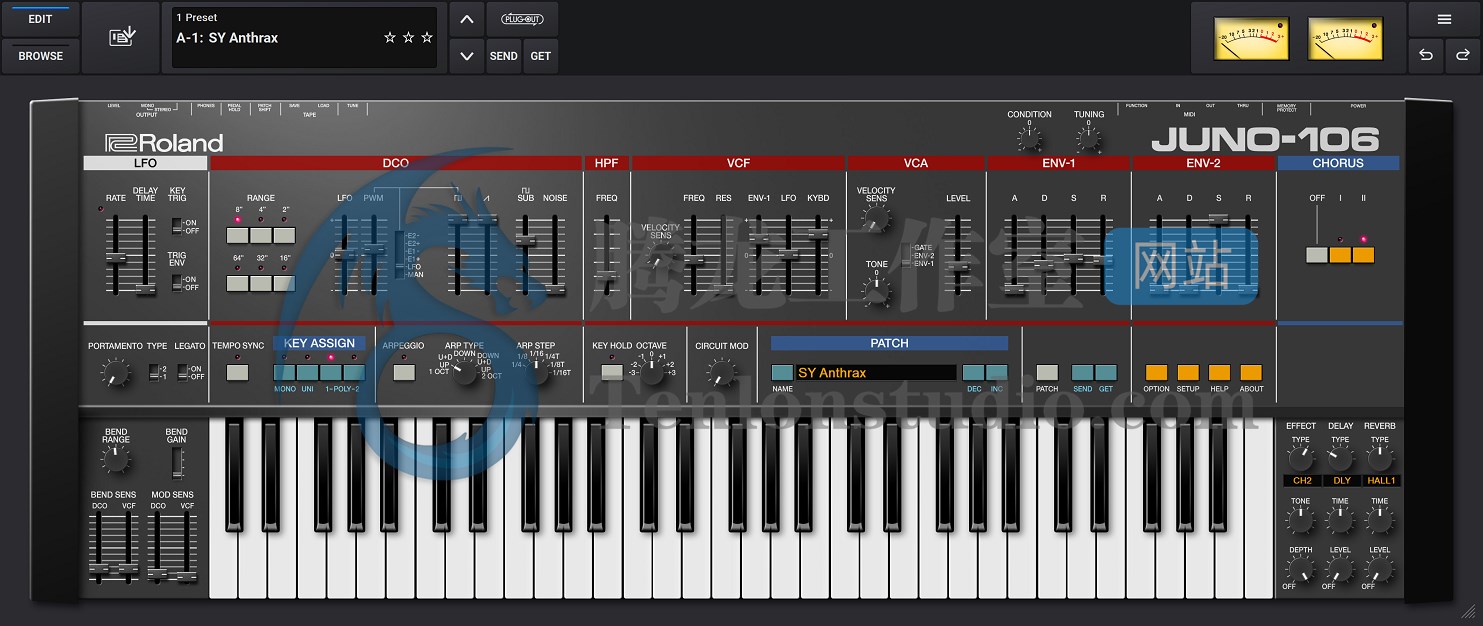 软件合成器 Roland Cloud JUNO-106 v2.0.1 R2R破解版插图 软件合成器 Roland Cloud JUNO-106 v2.0.1 R2R破解版插图