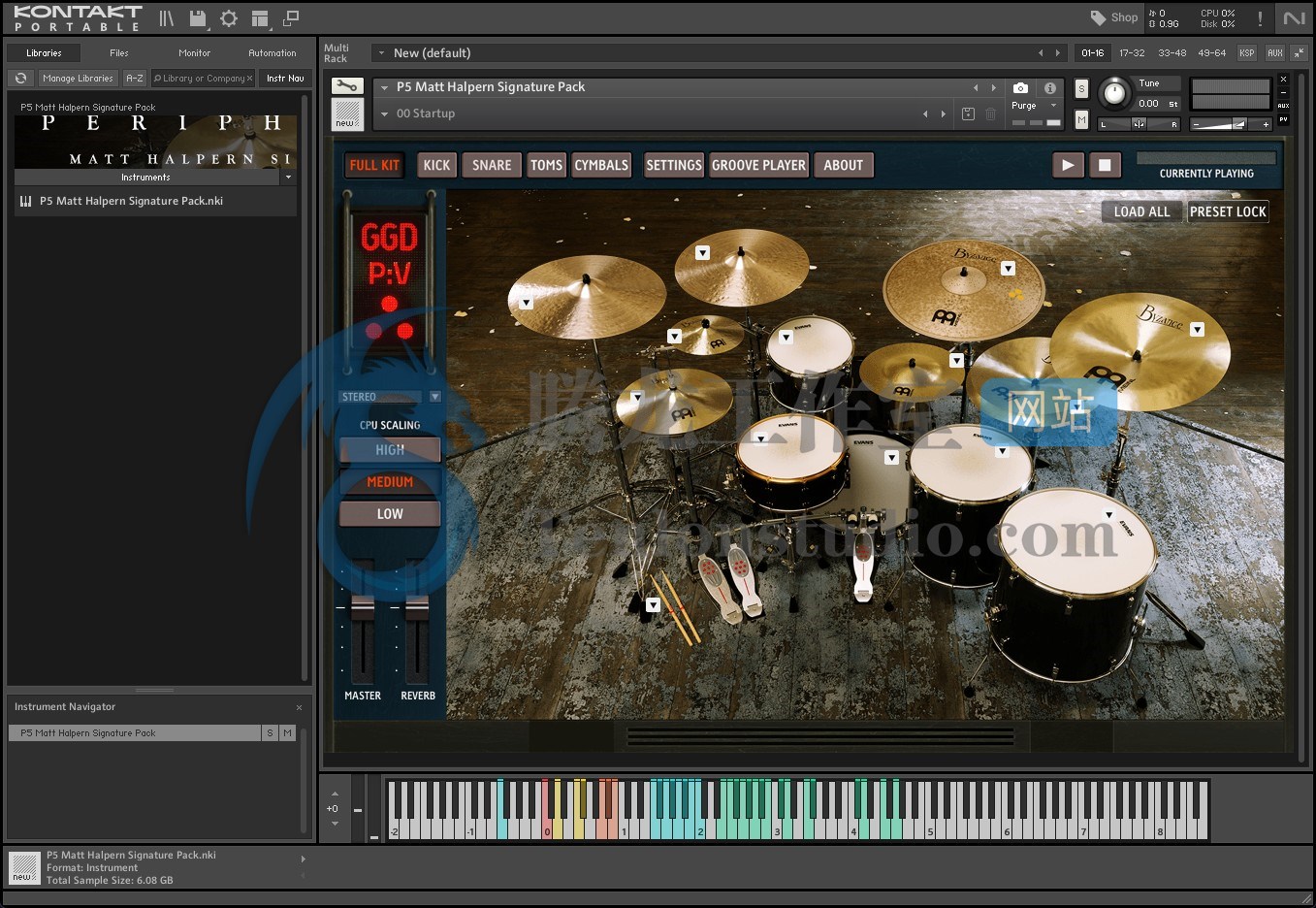 GetGood Drums P V Matt Halpern Signature Pack (KONTAKT) 鼓组音源插图 GetGood Drums P V Matt Halpern Signature Pack (KONTAKT) 鼓组音源插图