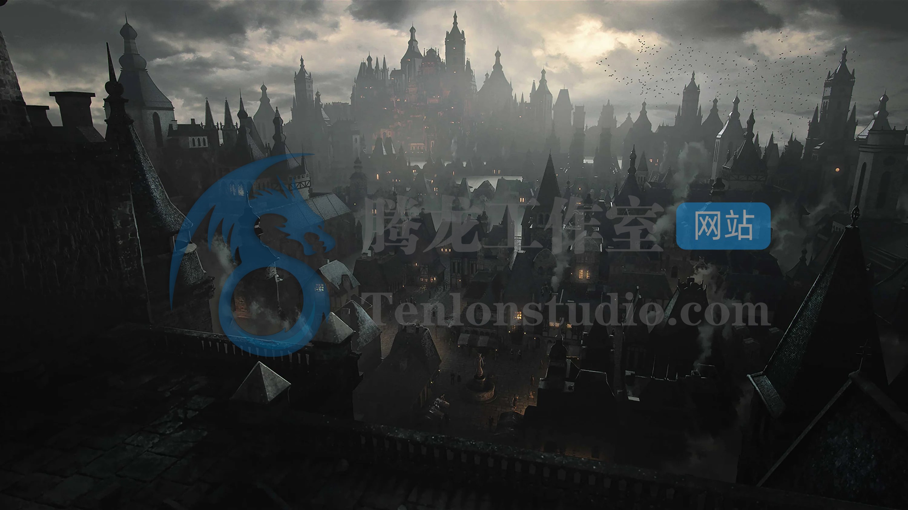 Kitbash3D Dark Fantasy 暗黑风格城堡建筑场景3D模型插图 Kitbash3D Dark Fantasy 暗黑风格城堡建筑场景3D模型插图
