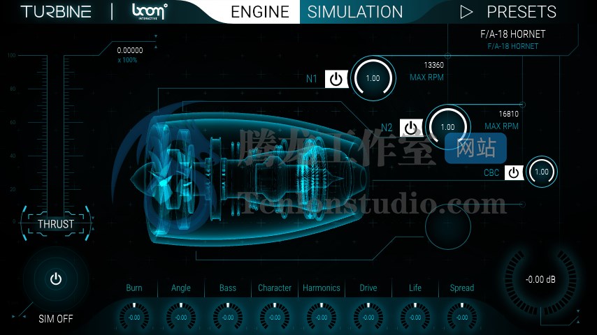 飞行器引擎飞行轨迹音效合成器 Boom Library Turbine v1.1.6 R2R破解版插图 飞行器引擎飞行轨迹音效合成器 Boom Library Turbine v1.1.6 R2R破解版插图