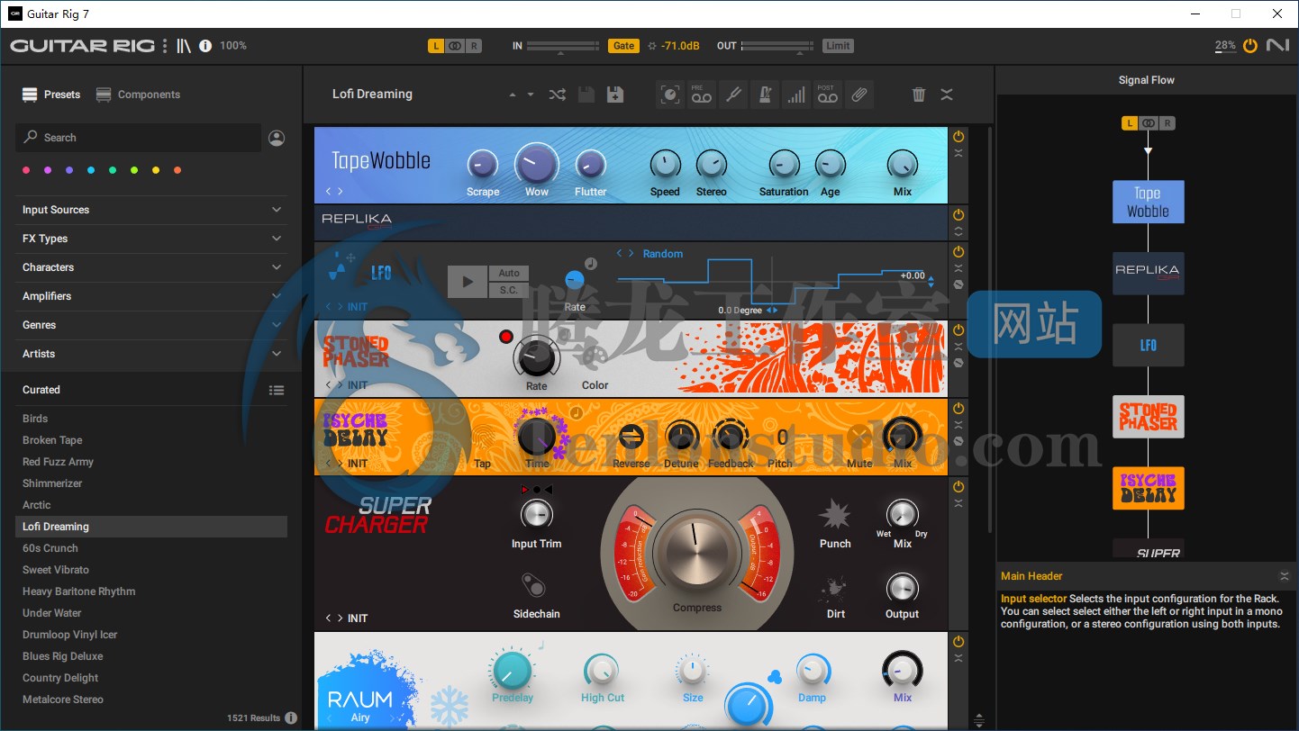 电吉他效果器软件 Native Instruments Guitar Rig 7 Pro v7.0.1 R2R破解版插图 电吉他效果器软件 Native Instruments Guitar Rig 7 Pro v7.0.1 R2R破解版插图