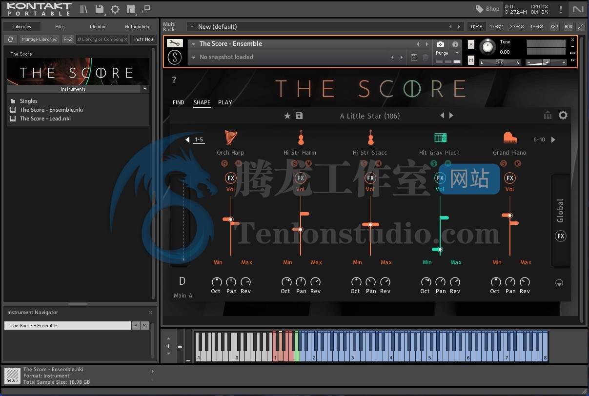 Sonuscore The Score (KONTAKT) 电影配乐氛围铺底音源插图 Sonuscore The Score (KONTAKT) 电影配乐氛围铺底音源插图