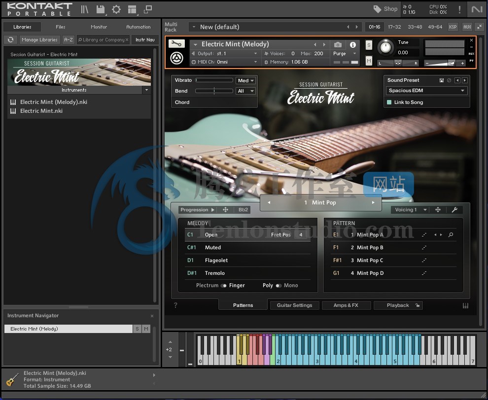 Native Instruments Session Guitarist Electric Mint v1.1.0 (KONTAKT) 六弦实心电吉他音源插图 Native Instruments Session Guitarist Electric Mint v1.1.0 (KONTAKT) 六弦实心电吉他音源插图