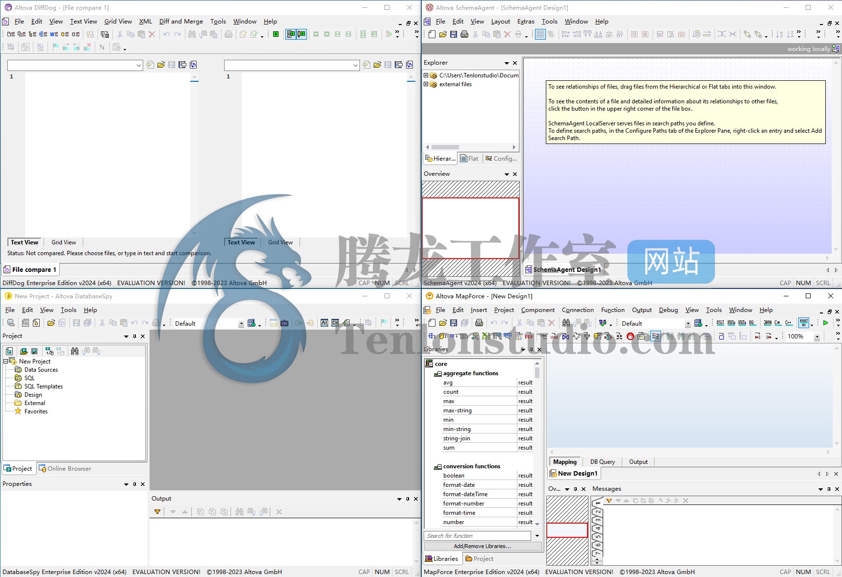 软件开发套件 Altova MissionKit Enterprise 2024 破解版插图 软件开发套件 Altova MissionKit Enterprise 2024 破解版插图
