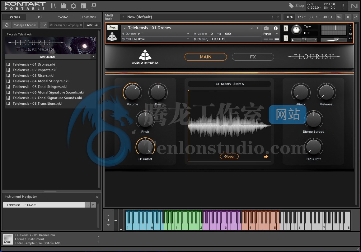 Audio Imperia Flourish Telekinesis (KONTAKT) 小型电影氛围铺底音源插图 Audio Imperia Flourish Telekinesis (KONTAKT) 小型电影氛围铺底音源插图