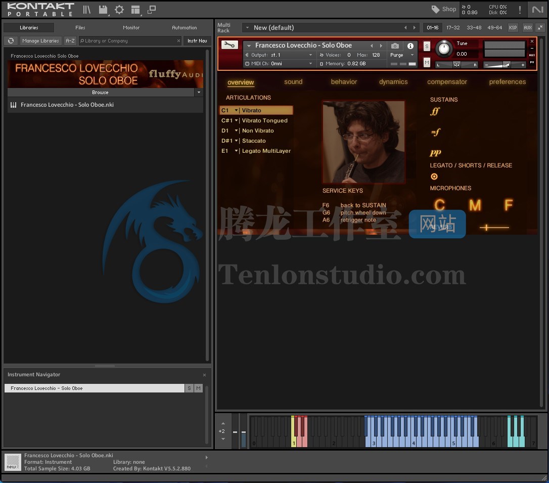 Fluffy Audio Michele Fattori Solo Bassoon (KONTAKT) 巴松管独奏音源插图 Fluffy Audio Michele Fattori Solo Bassoon (KONTAKT) 巴松管独奏音源插图