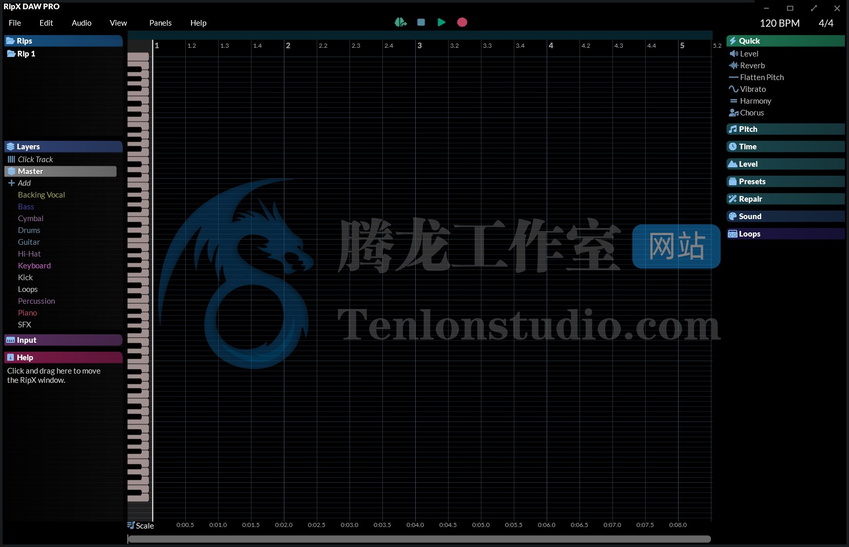 音频后期处理软件 Hit ‘n’ Mix RipX DAW PRO v7.0.0 MOCHA破解版插图 音频后期处理软件 Hit ‘n’ Mix RipX DAW PRO v7.0.0 MOCHA破解版插图