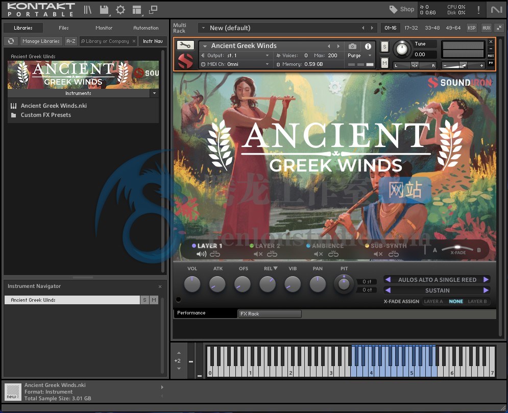 Soundiron Ancient Greek Winds (KONTAKT) 传统希腊木管乐器音源插图 Soundiron Ancient Greek Winds (KONTAKT) 传统希腊木管乐器音源插图