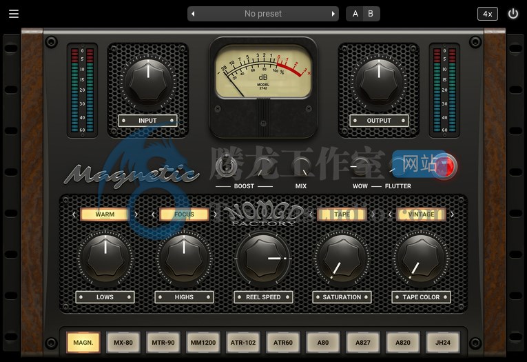 磁带模拟插件 Nomad Factory Magnetics Bundle v3.0.2 TCD版插图1 磁带模拟插件 Nomad Factory Magnetics Bundle v3.0.2 TCD版插图1