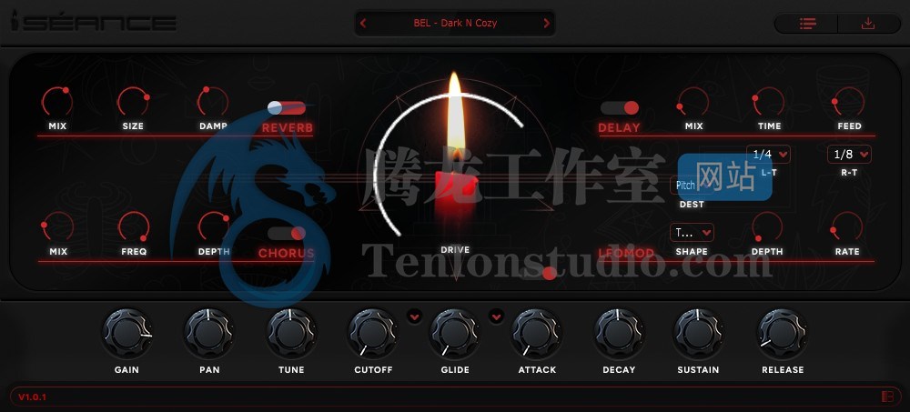 音效合成器 Brandon Chapa Seance VSTi v1.0.1 FANTASTiC版插图 音效合成器 Brandon Chapa Seance VSTi v1.0.1 FANTASTiC版插图
