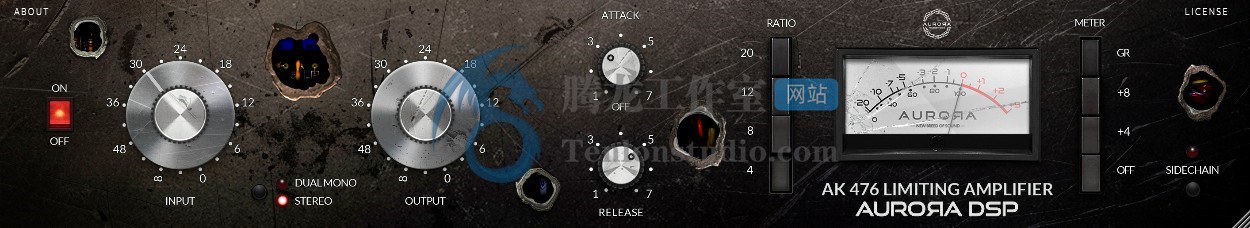 音频压缩器插件 Aurora DSP AK-476 v1.0.0 BUBBiX版插图 音频压缩器插件 Aurora DSP AK-476 v1.0.0 BUBBiX版插图