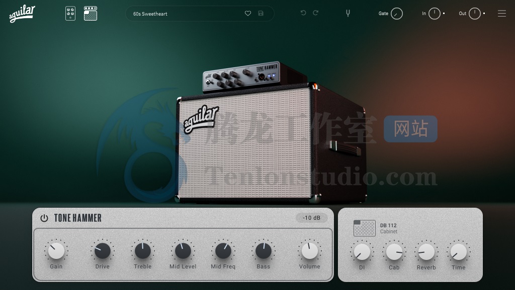 贝斯箱体效果器模拟软件 Aguilar Plugin Suite v1.3.2 R2R版