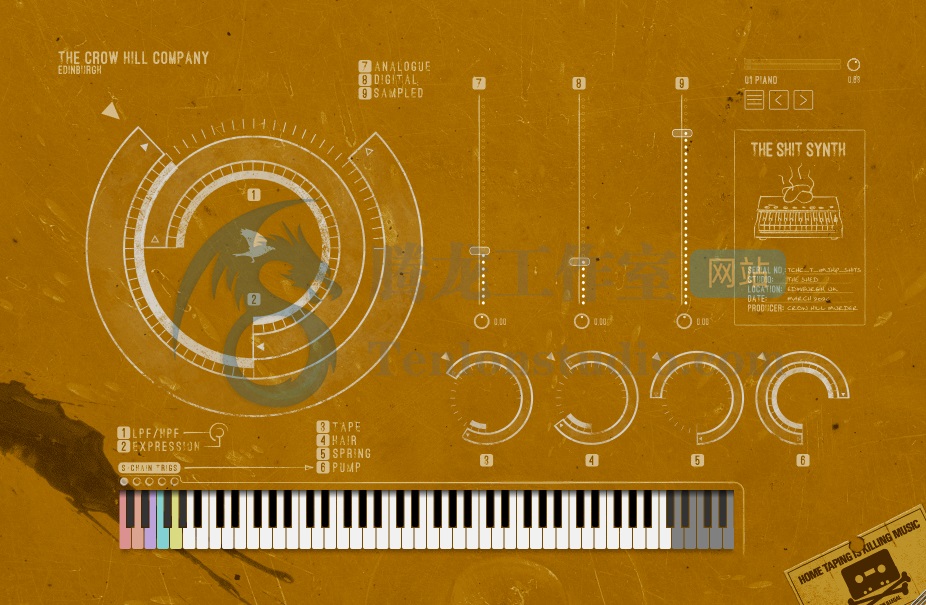 The Crow Hill Company Origins The Shit Synth v1.0.2 低保真脏破虚拟合成器
