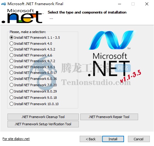 Microsoft .NET Framework 1.1 - 10.0.10 .NET Framework 离线整合安装包