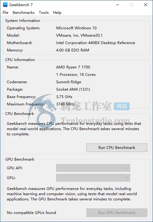 Geekbench Pro 7.0.0 CPU 与 GPU 基准性能测试工具